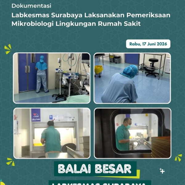 Labkesmas Surabaya Laksanakan Pemeriksaan Mikrobiologi Lingkungan Rumah Sakit 
